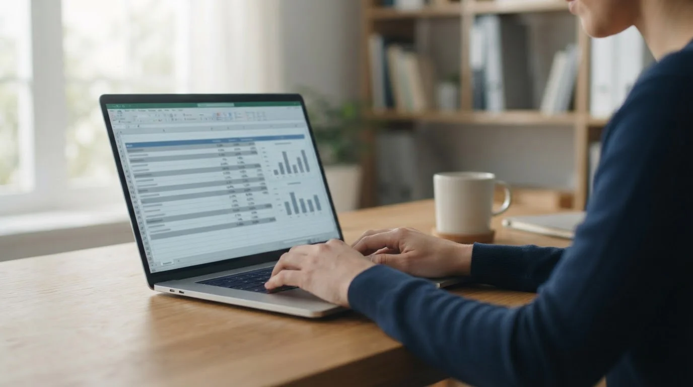 Vergleichstabelle mit verschiedenen Wettanbietern und Gebührenmodellen auf Laptop-Bildschirm
