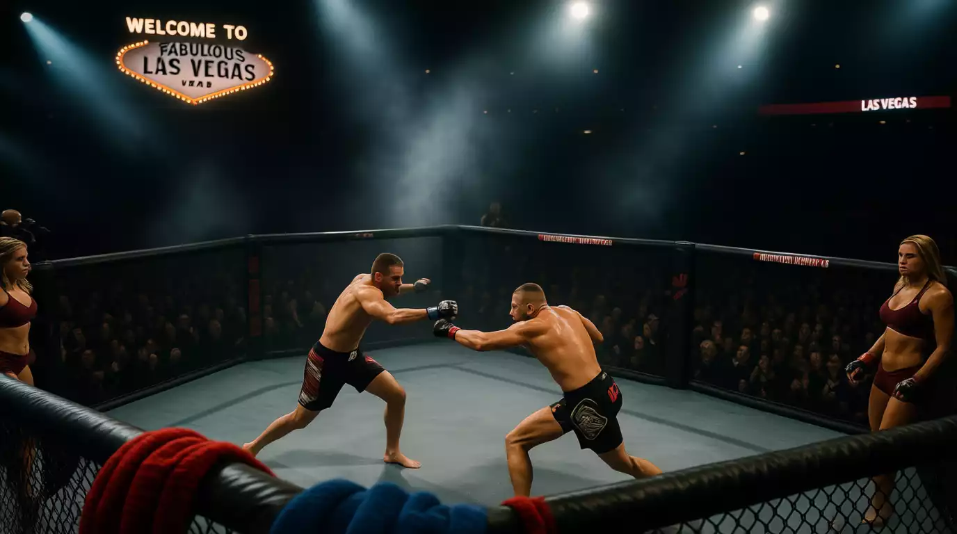 MMA Oktagon Kampf in Las Vegas Arena