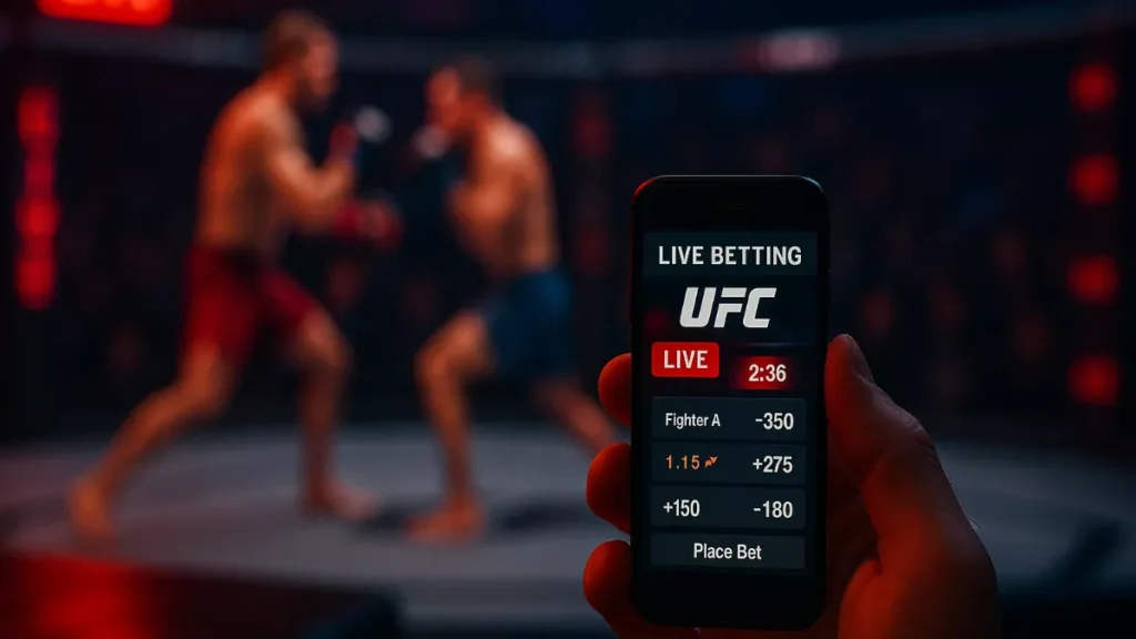 Live MMA Wetten in Echtzeit mit dynamischen Quoten und Betting Action