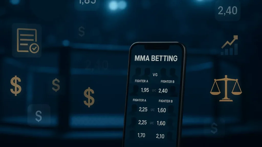 MMA Wetten Grundlagen Einsteiger Guide mit Smartphone Betting App