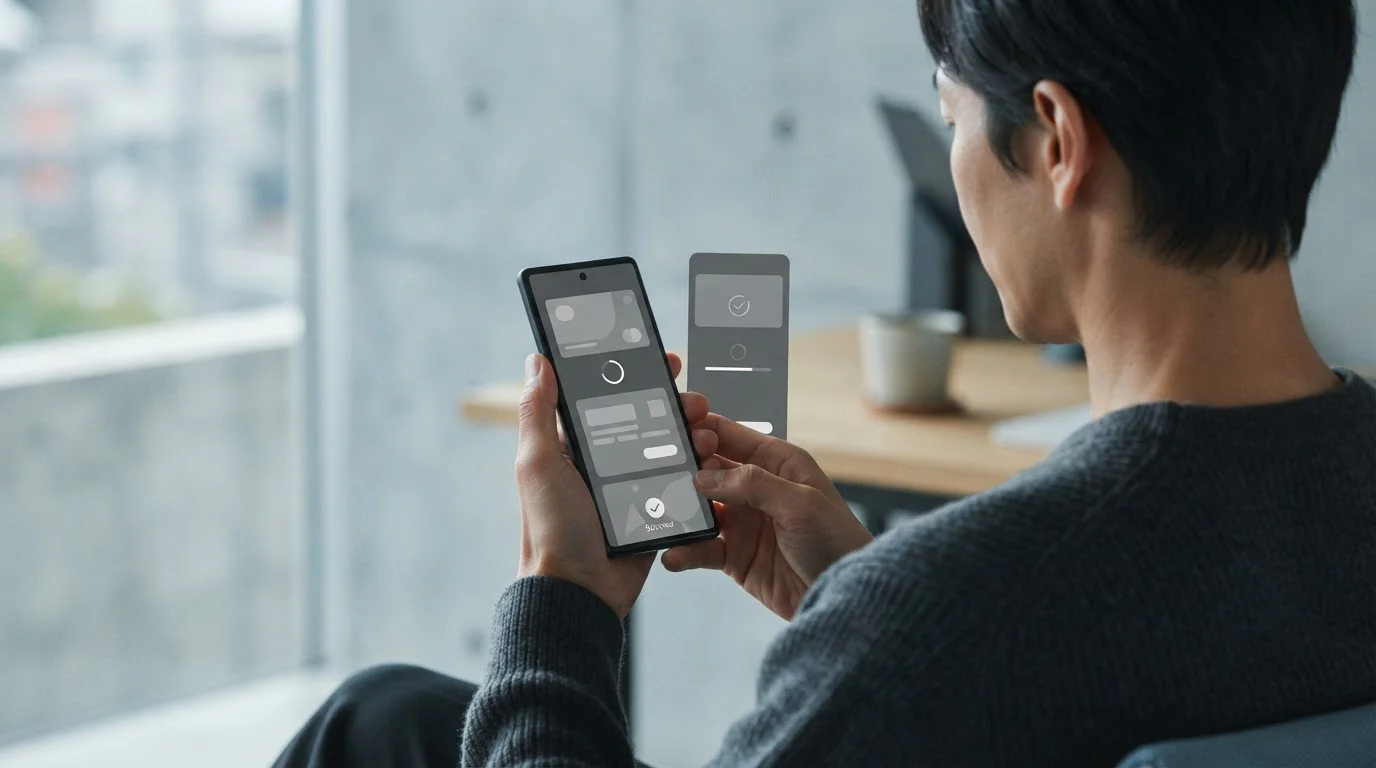 Ablauf der Neosurf-Einzahlung auf einem Smartphone