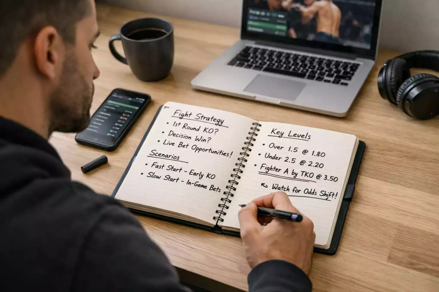 Strategieplanung vor dem Kampf