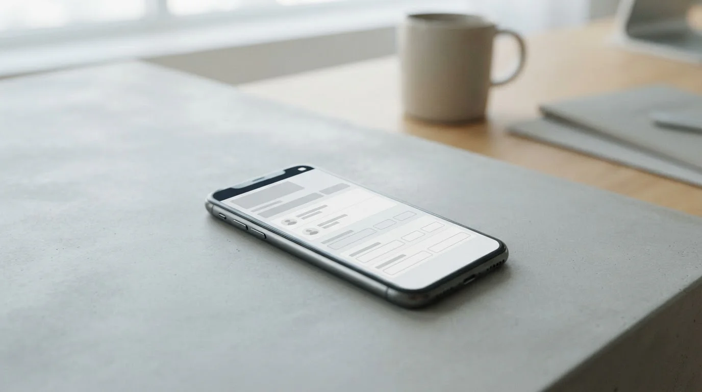 Smartphone mit digitaler Zahlungsoberfläche auf hellem Hintergrund