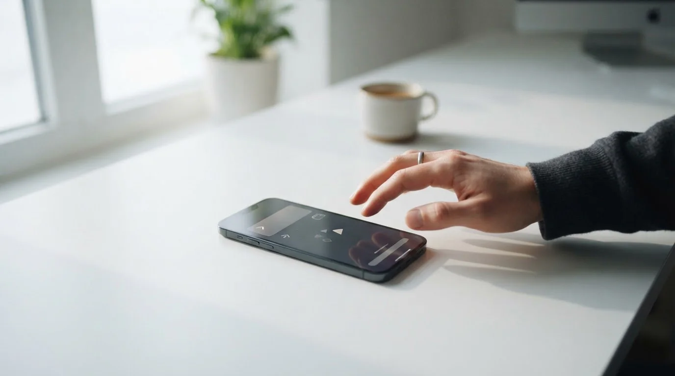 Smartphone mit verschiedenen digitalen Zahlungsoptionen auf dem Display